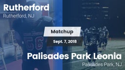 Matchup: Rutherford vs. Palisades Park Leonia  2018