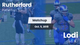 Matchup: Rutherford vs. Lodi  2018