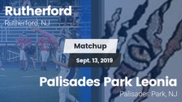 Matchup: Rutherford vs. Palisades Park Leonia  2019