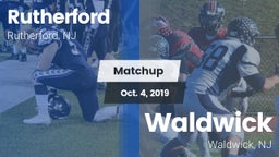 Matchup: Rutherford vs. Waldwick  2019