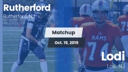 Matchup: Rutherford vs. Lodi  2019
