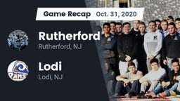 Recap: Rutherford  vs. Lodi  2020