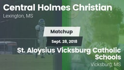 Matchup: Central Holmes Chris vs. St. Aloysius Vicksburg Catholic Schools 2018