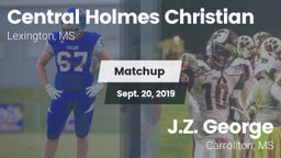Matchup: Central Holmes Chris vs. J.Z. George  2019