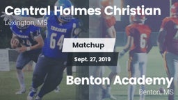 Matchup: Central Holmes Chris vs. Benton Academy  2019