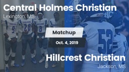 Matchup: Central Holmes Chris vs. Hillcrest Christian  2019