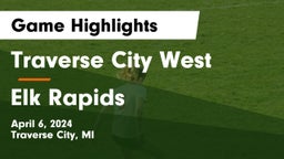 Traverse City West  vs Elk Rapids  Game Highlights - April 6, 2024