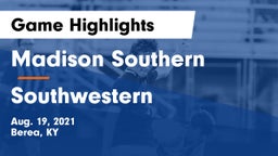 Madison Southern  vs Southwestern  Game Highlights - Aug. 19, 2021