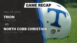 Recap: Trion  vs. North Cobb Christian  2016