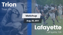 Matchup: Trion vs. Lafayette  2017