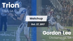 Matchup: Trion vs. Gordon Lee  2017