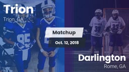 Matchup: Trion vs. Darlington  2018
