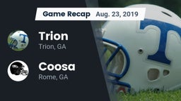 Recap: Trion  vs. Coosa  2019