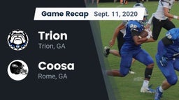 Recap: Trion  vs. Coosa  2020