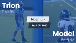 Matchup: Trion vs. Model  2020