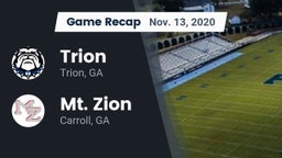 Recap: Trion  vs. Mt. Zion  2020