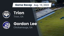 Recap: Trion  vs. Gordon Lee  2022