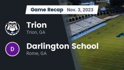 Recap: Trion  vs. Darlington School 2023