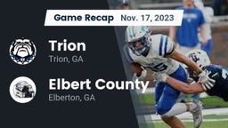 Recap: Trion  vs. Elbert County  2023