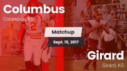 Matchup: Columbus vs. Girard  2017