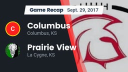 Recap: Columbus  vs. Prairie View  2017