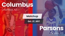 Matchup: Columbus vs. Parsons  2017