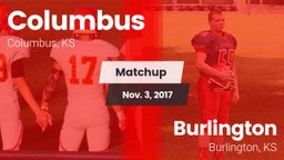 Matchup: Columbus vs. Burlington  2017