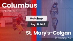 Matchup: Columbus vs. St. Mary's-Colgan  2018