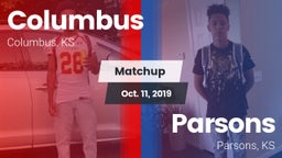 Matchup: Columbus vs. Parsons  2019