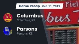 Recap: Columbus  vs. Parsons  2019