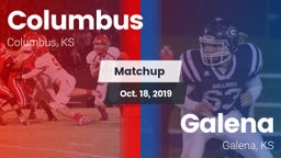Matchup: Columbus vs. Galena  2019