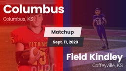 Matchup: Columbus vs. Field Kindley  2020