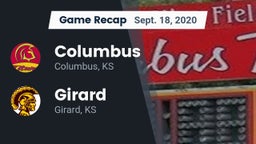Recap: Columbus  vs. Girard  2020