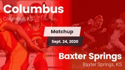 Matchup: Columbus vs. Baxter Springs   2020