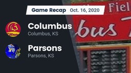 Recap: Columbus  vs. Parsons  2020