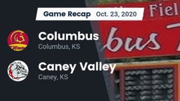 Recap: Columbus  vs. Caney Valley  2020