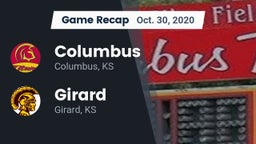 Recap: Columbus  vs. Girard  2020