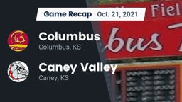 Recap: Columbus  vs. Caney Valley  2021
