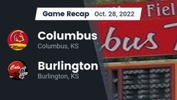 Recap: Columbus  vs. Burlington  2022