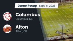 Recap: Columbus  vs. Afton  2023