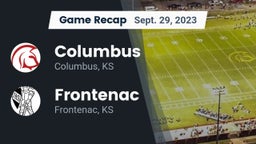 Recap: Columbus  vs. Frontenac  2023