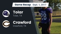 Recap: Tolar  vs. Crawford  2017