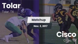 Matchup: Tolar vs. Cisco  2017