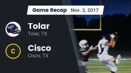 Recap: Tolar  vs. Cisco  2017