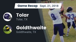 Recap: Tolar  vs. Goldthwaite  2018