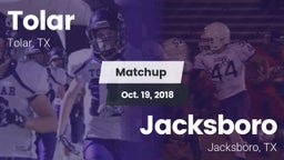 Matchup: Tolar vs. Jacksboro  2018