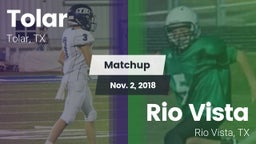 Matchup: Tolar vs. Rio Vista  2018