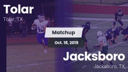 Matchup: Tolar vs. Jacksboro  2019