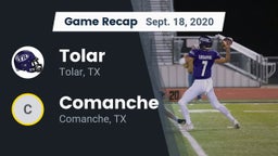 Recap: Tolar  vs. Comanche  2020