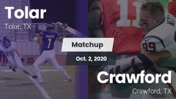 Matchup: Tolar vs. Crawford  2020